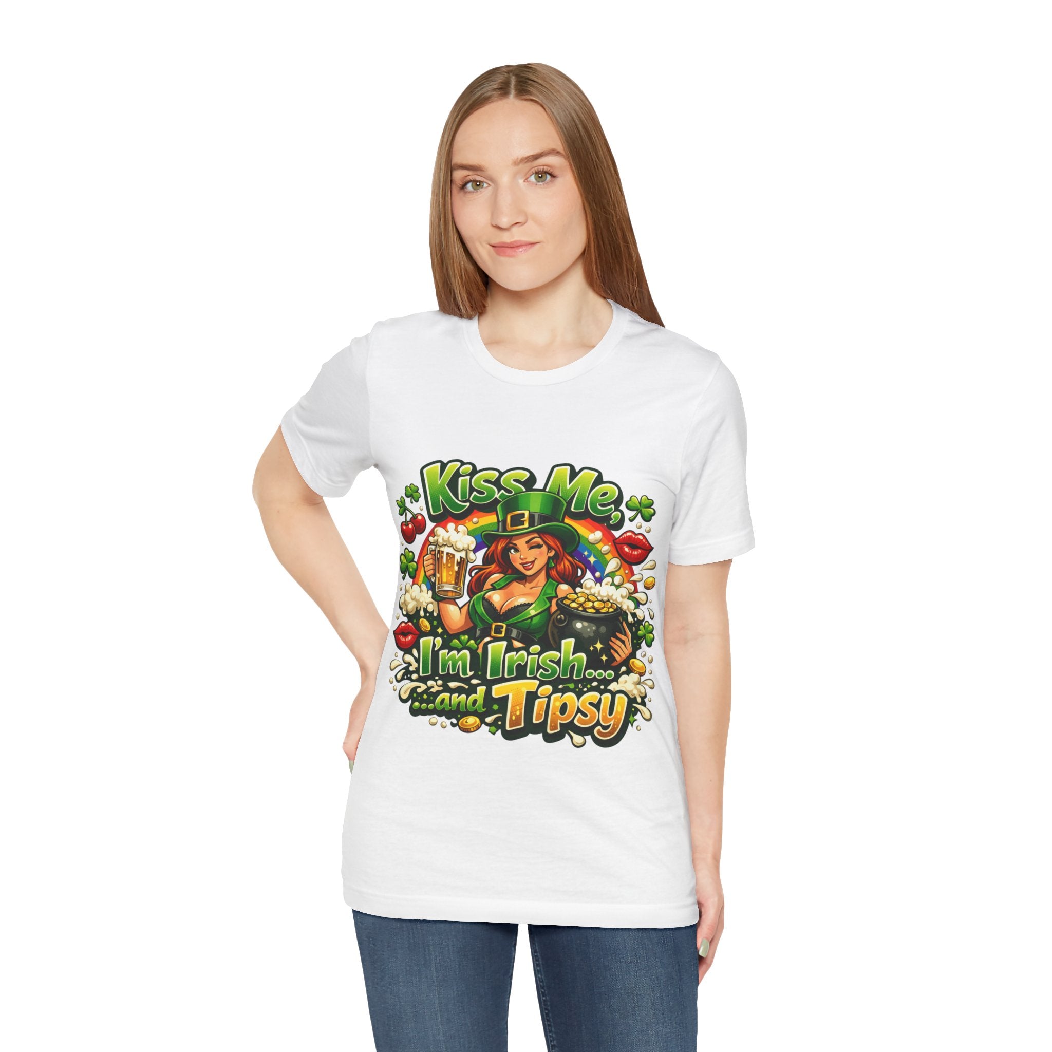 "Kiss Me I'm Irish and Tipsy" - St Paddy's T-Shirt