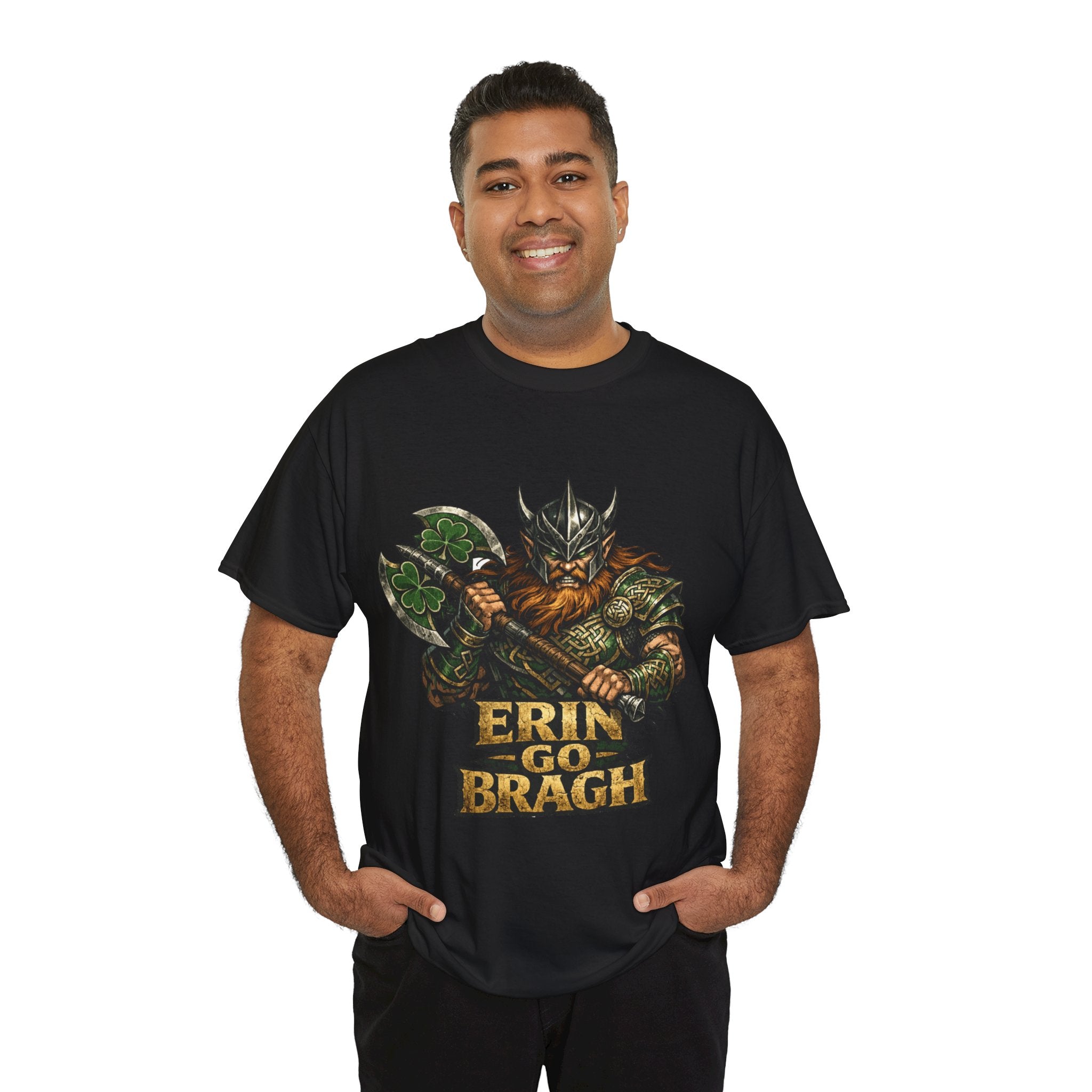 Erin Go Bragh Warrior with Axe II - Celtic Tee