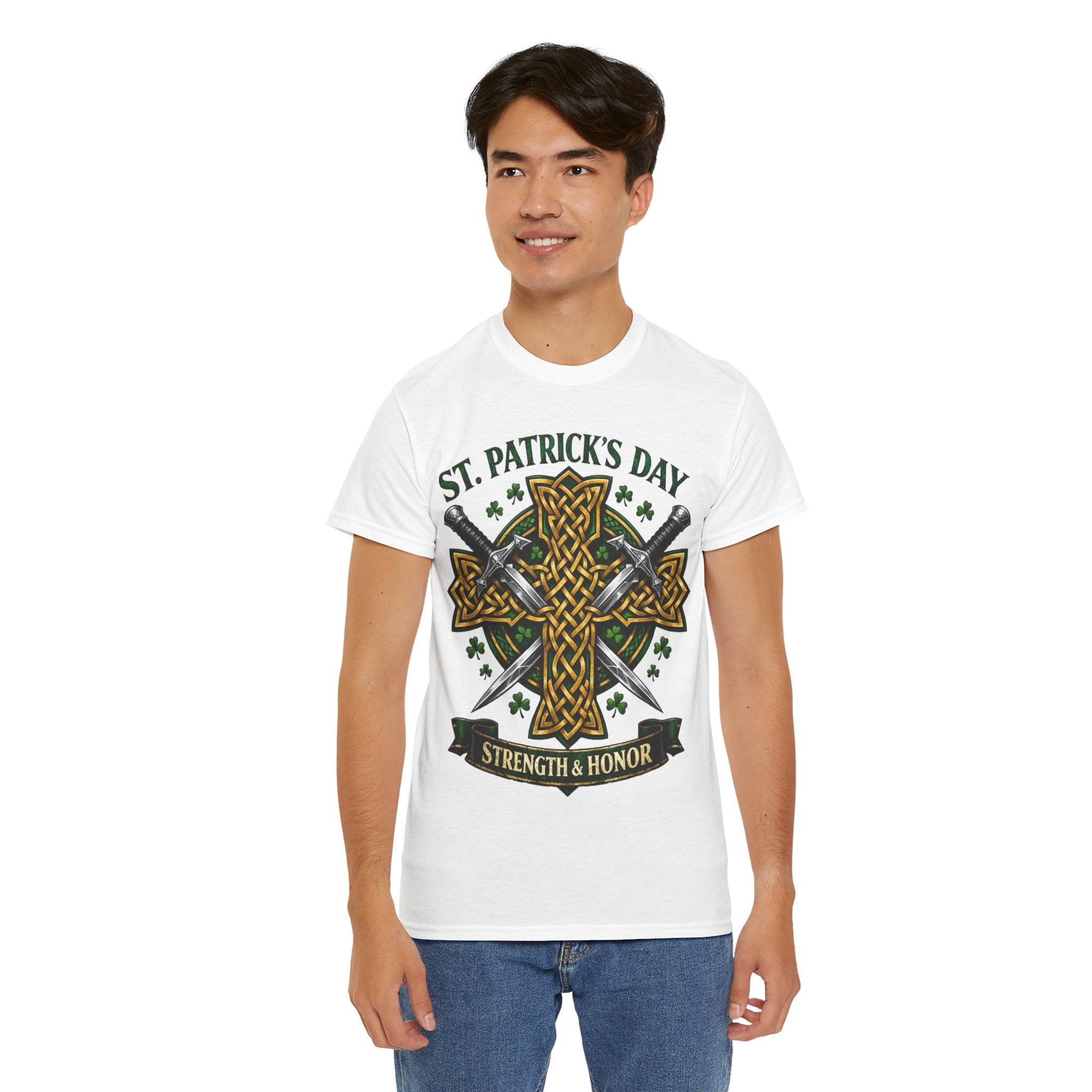 Celtic Cross & Swords - Celtic Tee