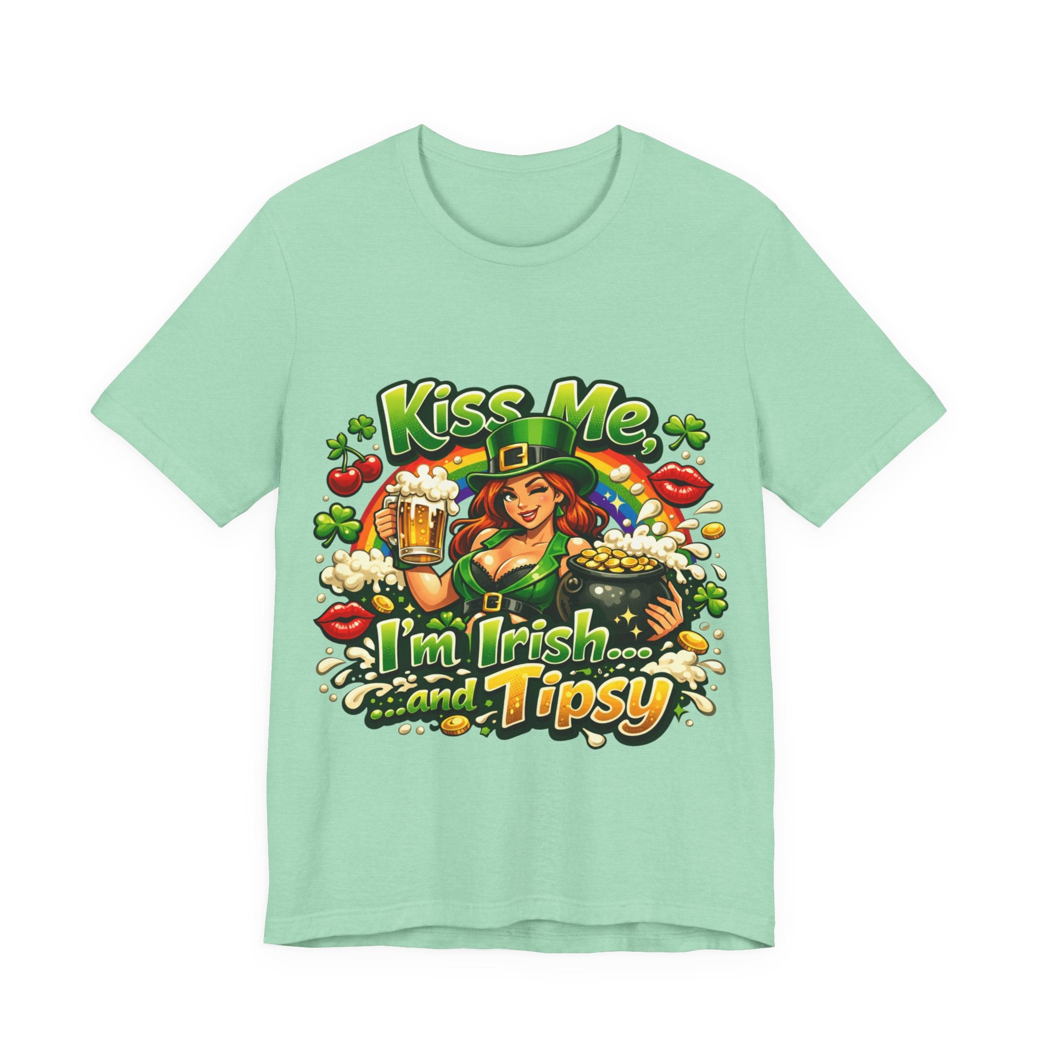 "Kiss Me I'm Irish and Tipsy" - St Paddy's T-Shirt