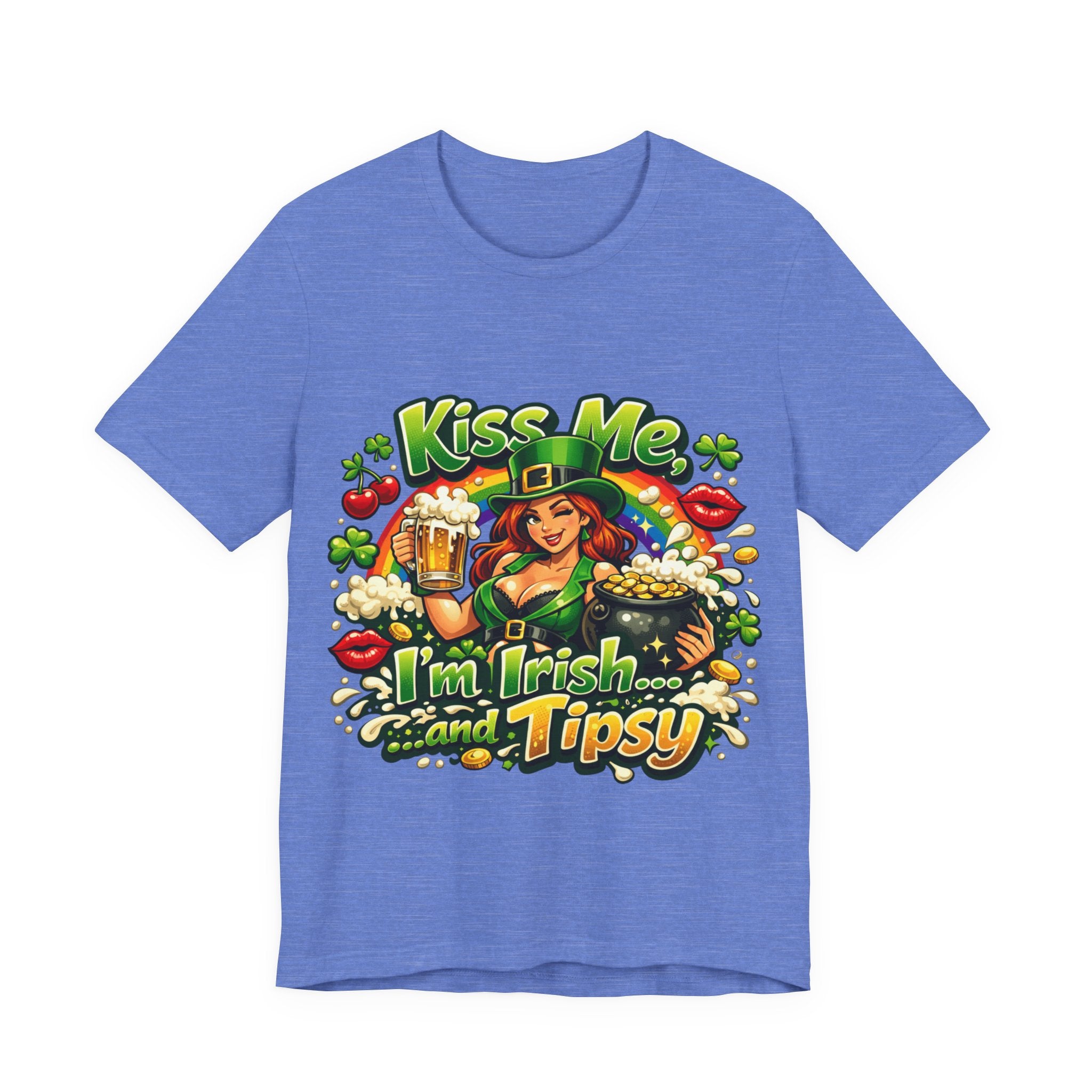 "Kiss Me I'm Irish and Tipsy" - St Paddy's T-Shirt