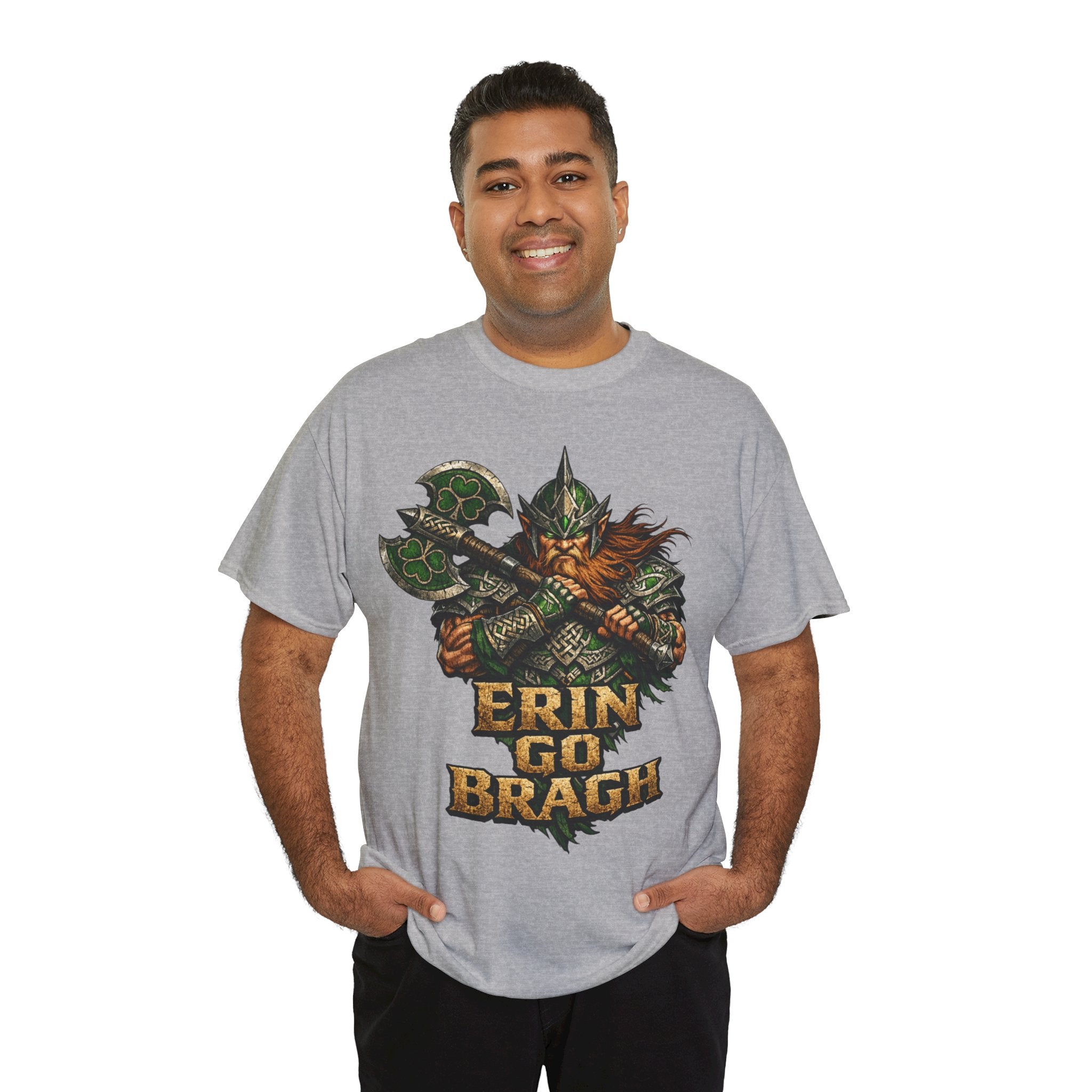 Erin Go Bragh Warrior with Axe - Celtic Tee