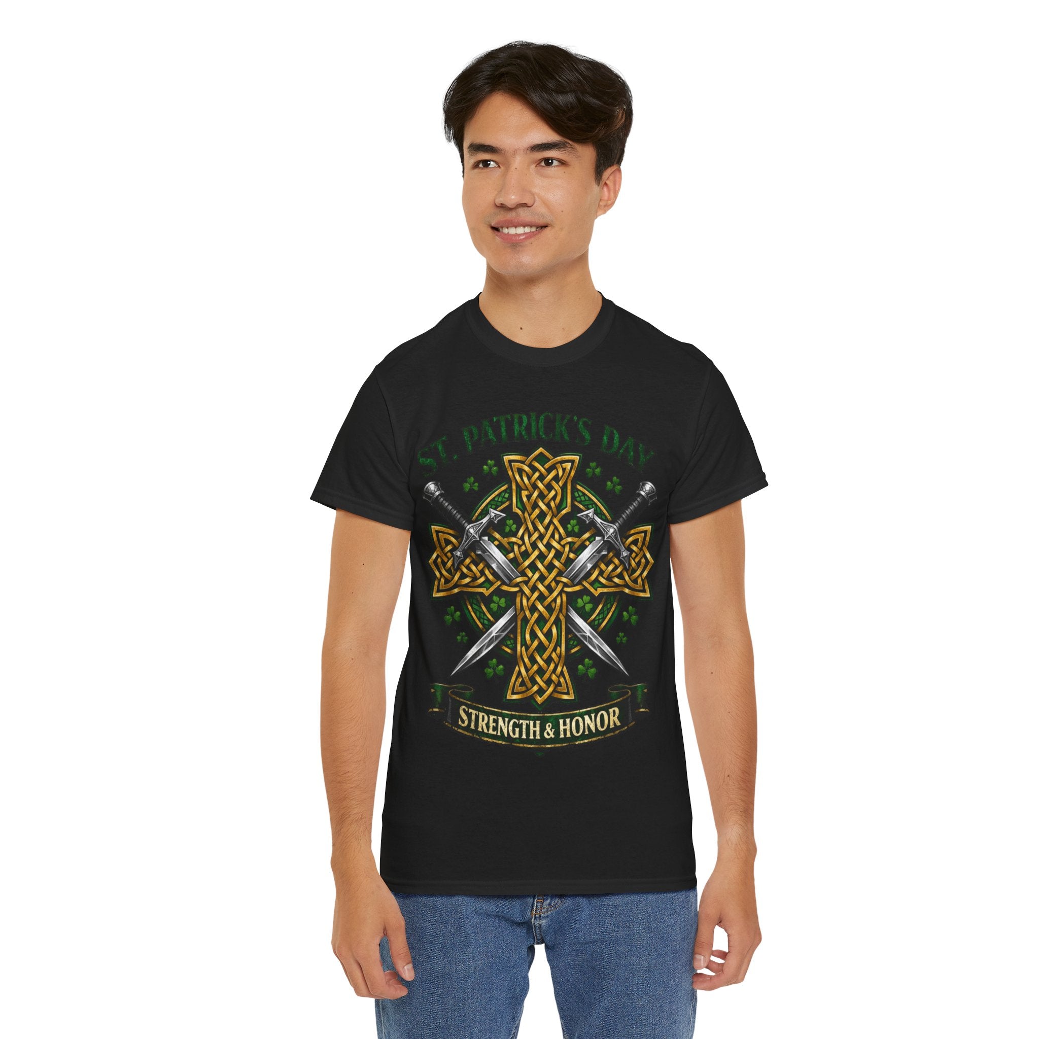 Celtic Cross & Swords - Celtic Tee