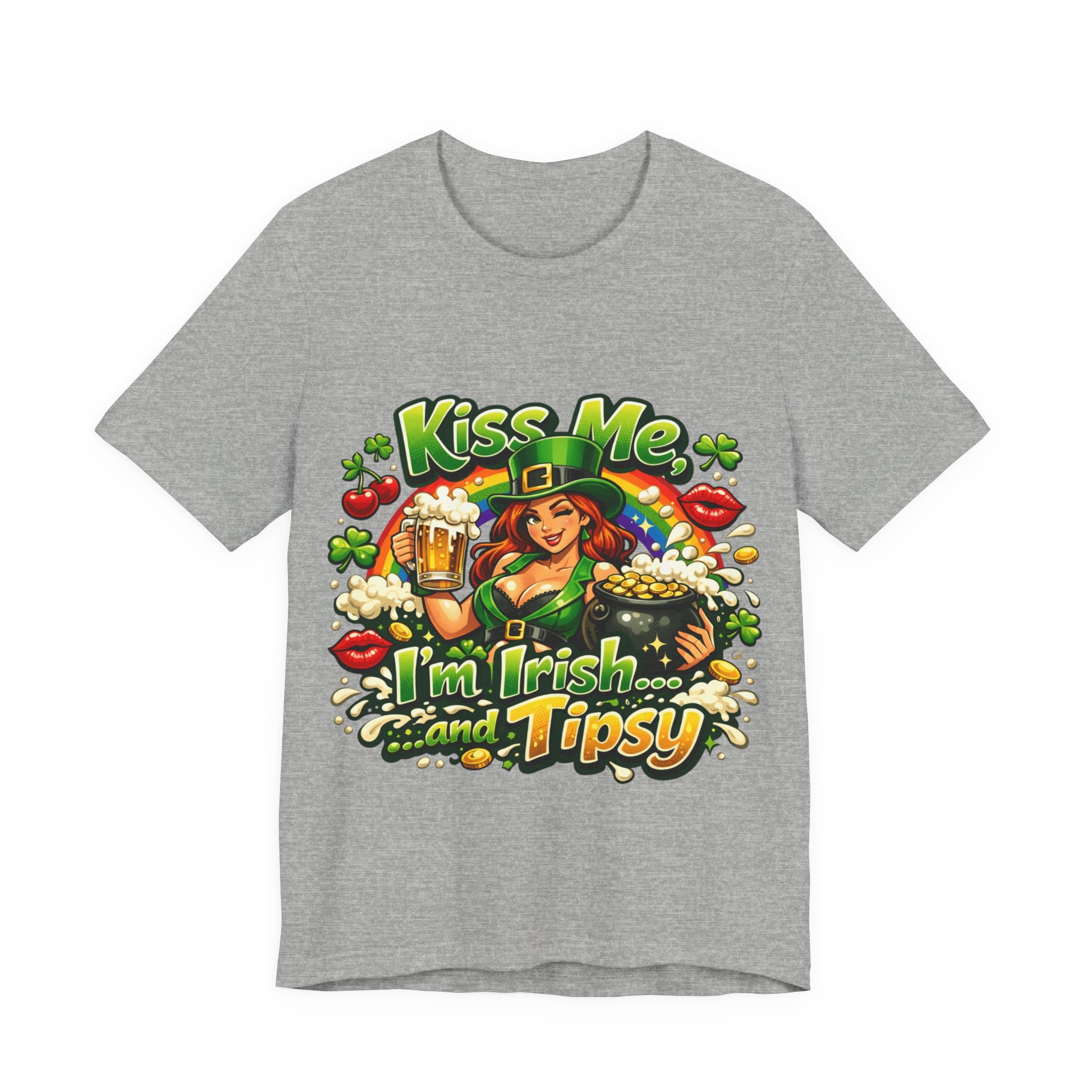 "Kiss Me I'm Irish and Tipsy" - St Paddy's T-Shirt