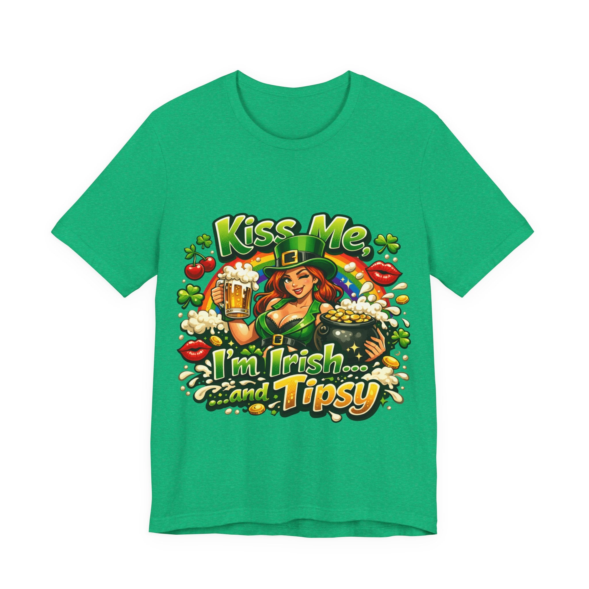 "Kiss Me I'm Irish and Tipsy" - St Paddy's T-Shirt