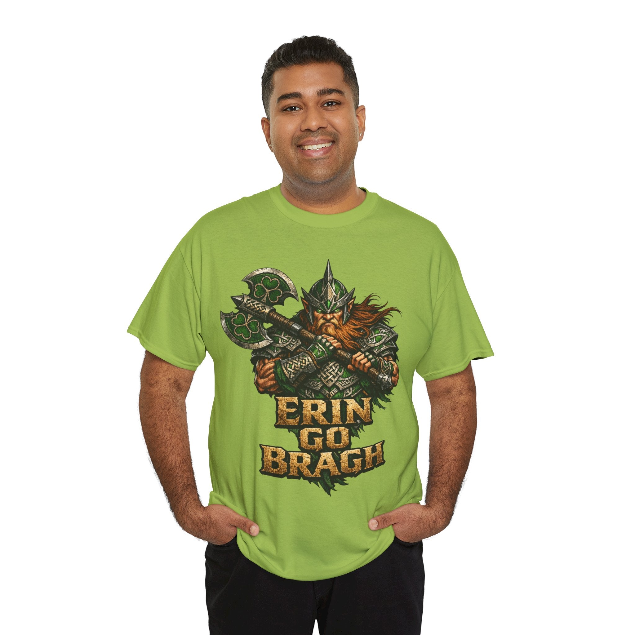 Erin Go Bragh Warrior with Axe - Celtic Tee
