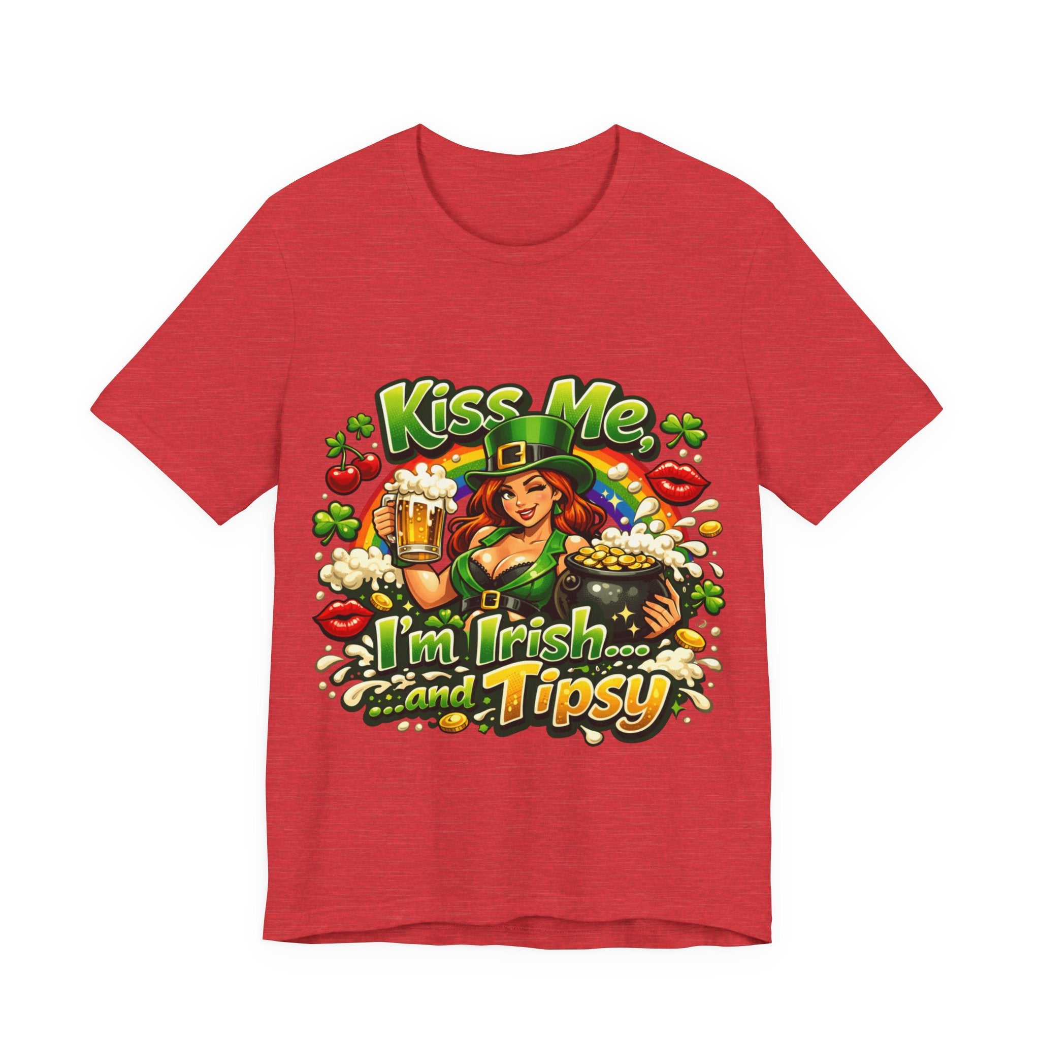 "Kiss Me I'm Irish and Tipsy" - St Paddy's T-Shirt