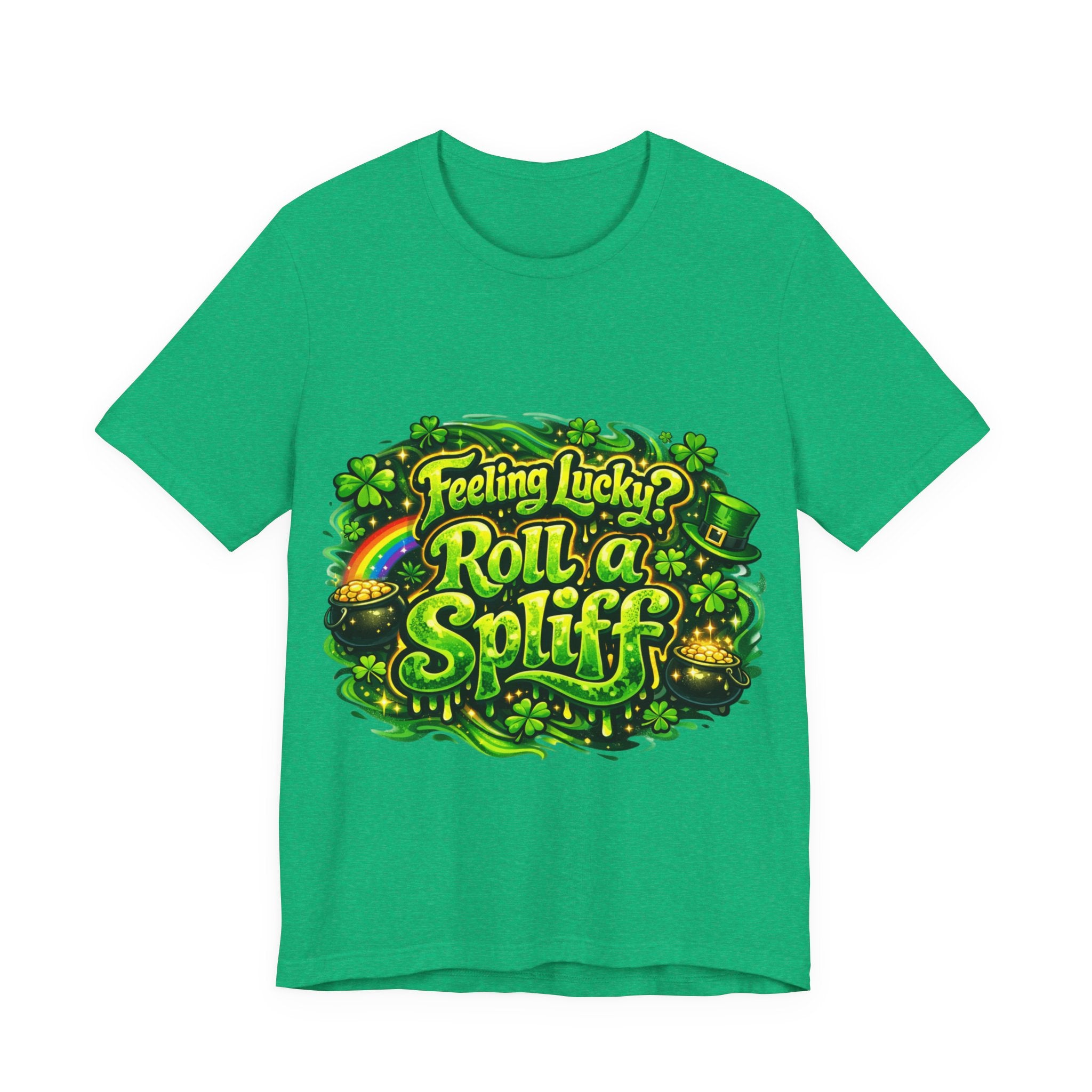 Feeling Lucky? Roll a Spliff - St Paddy's T-Shirt