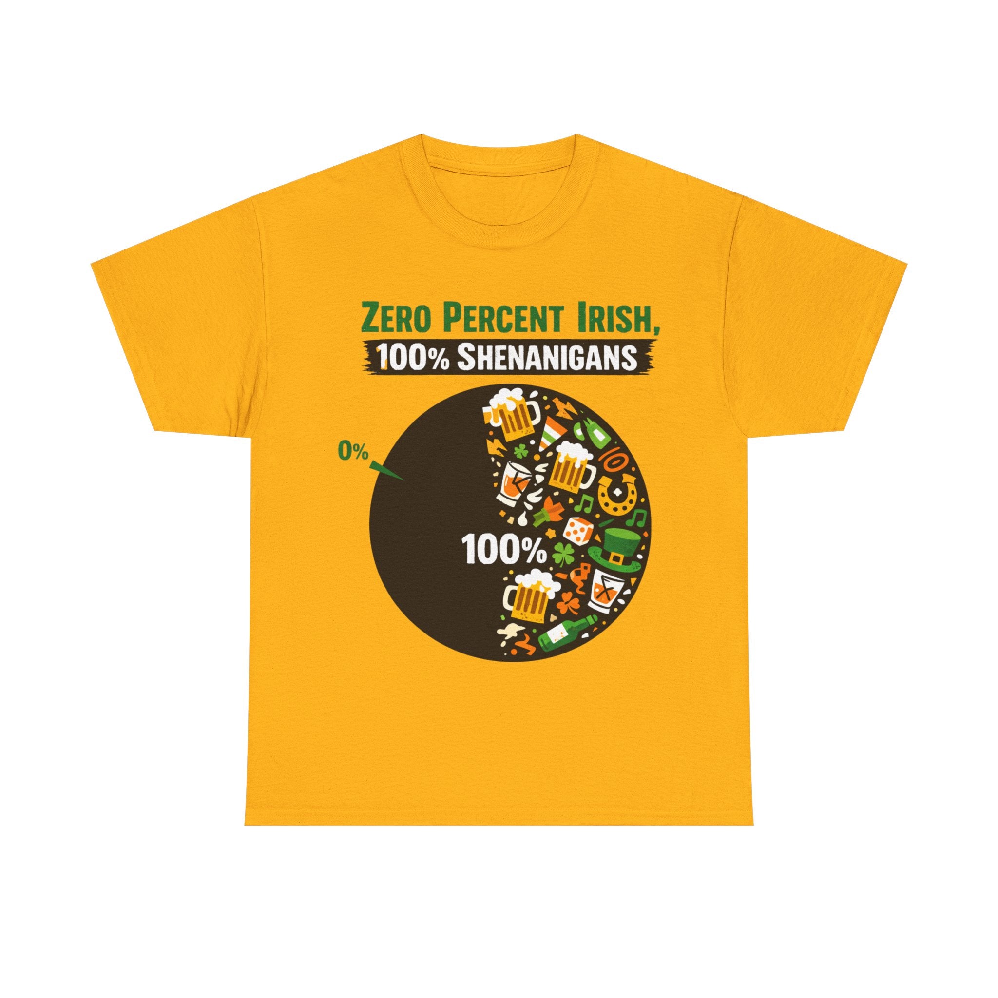 Zero Percent Irish, 100% Shenanigans - St Paddy's Tee