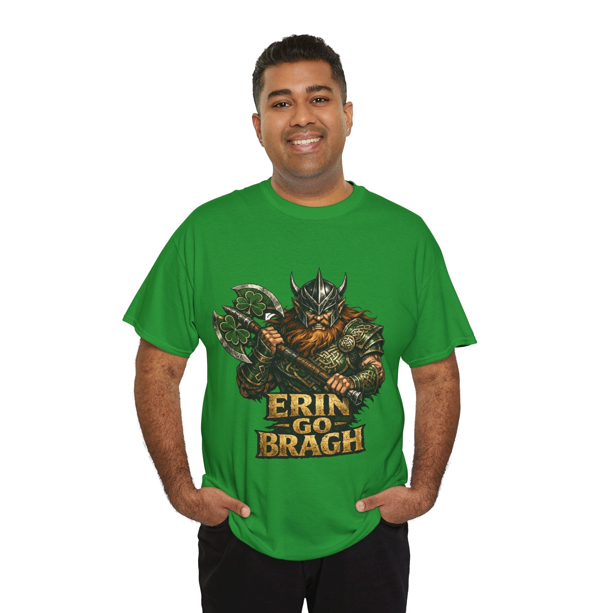 Erin Go Bragh Warrior with Axe II - Celtic Tee