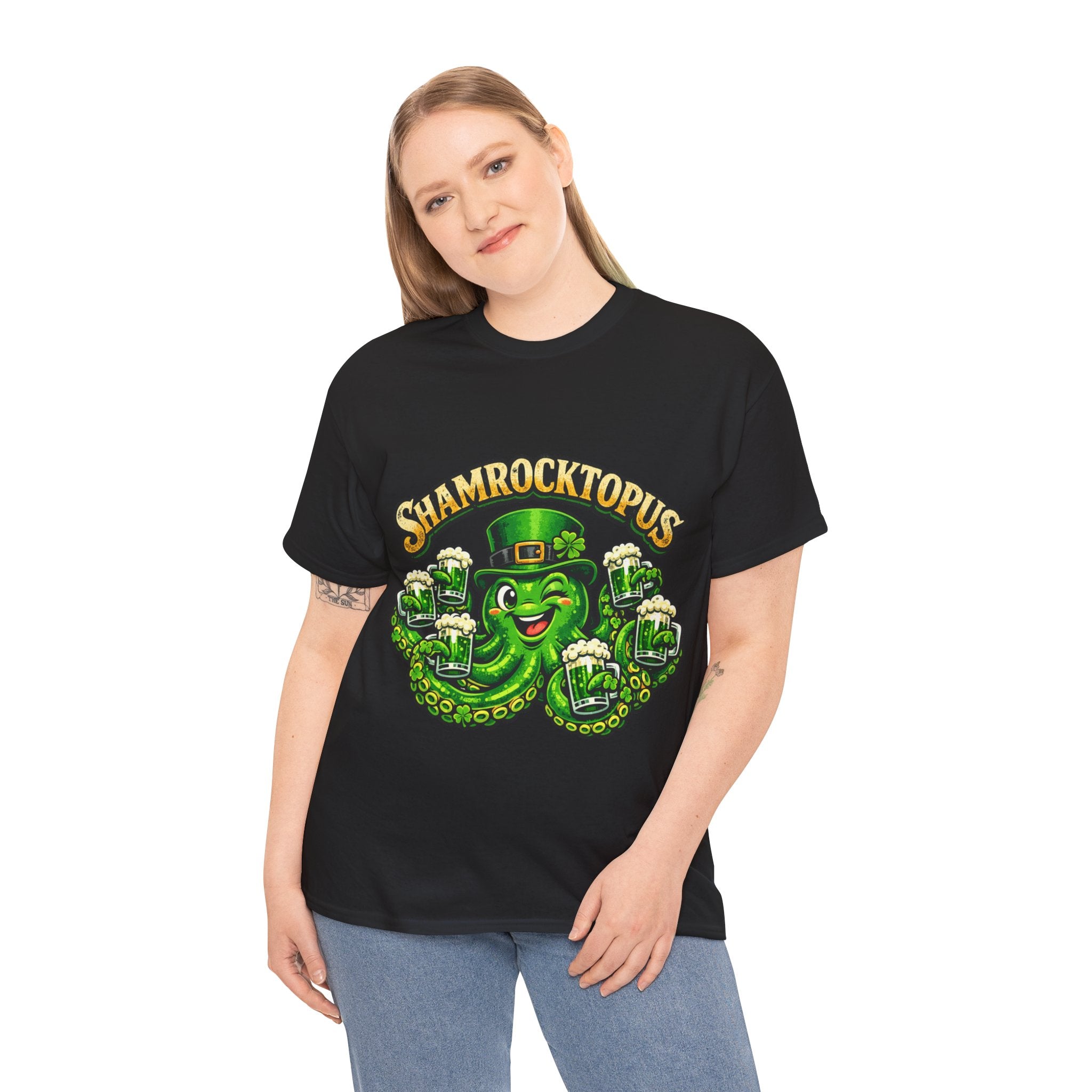 Shamrocktopus - St Paddy's Tee