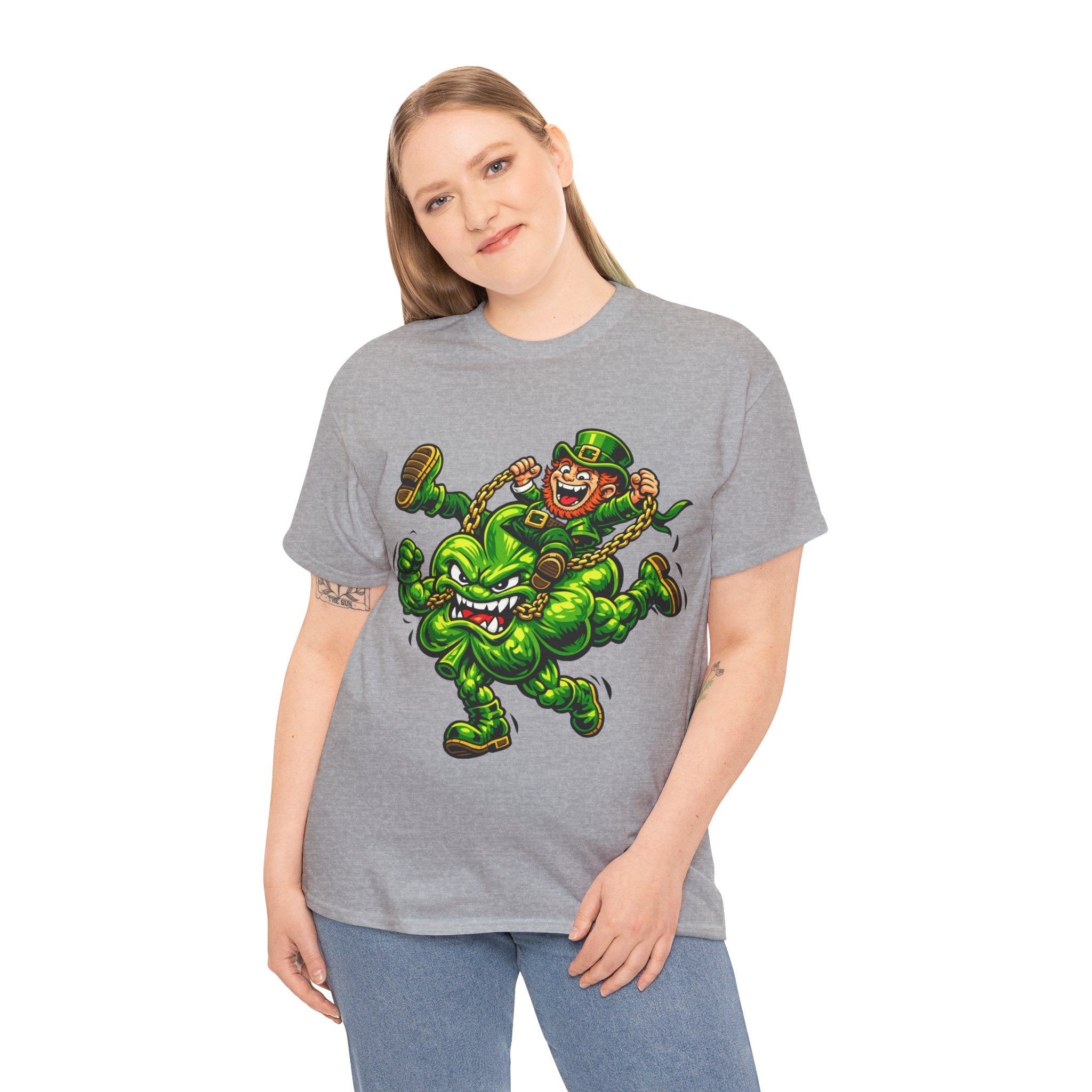 Riding a Shamrock - St Paddy's Tee
