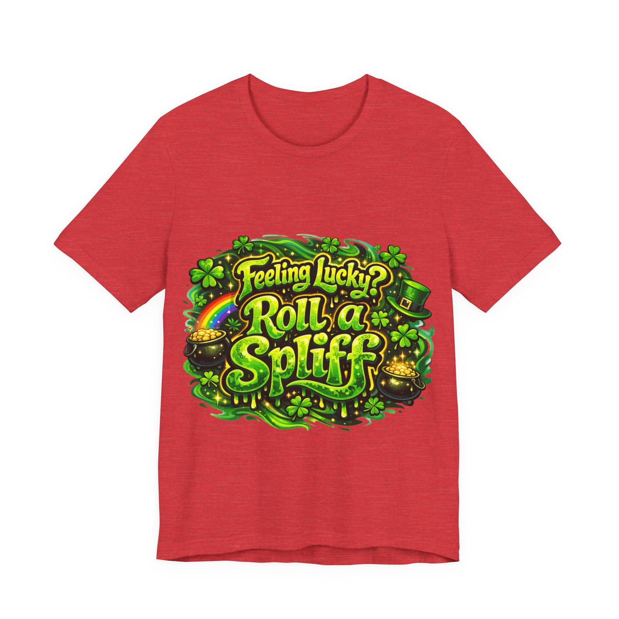 Feeling Lucky? Roll a Spliff - St Paddy's T-Shirt