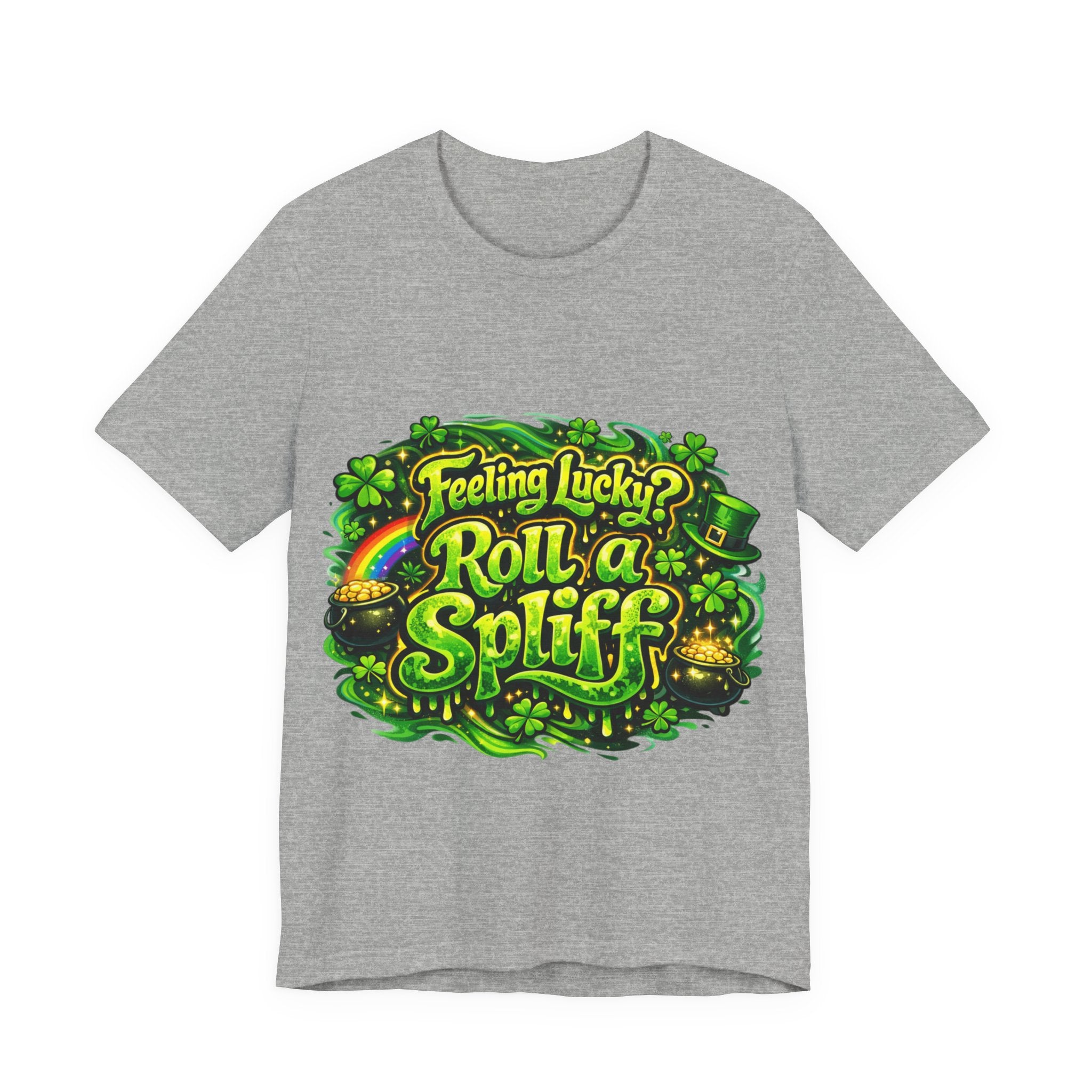 Feeling Lucky? Roll a Spliff - St Paddy's T-Shirt