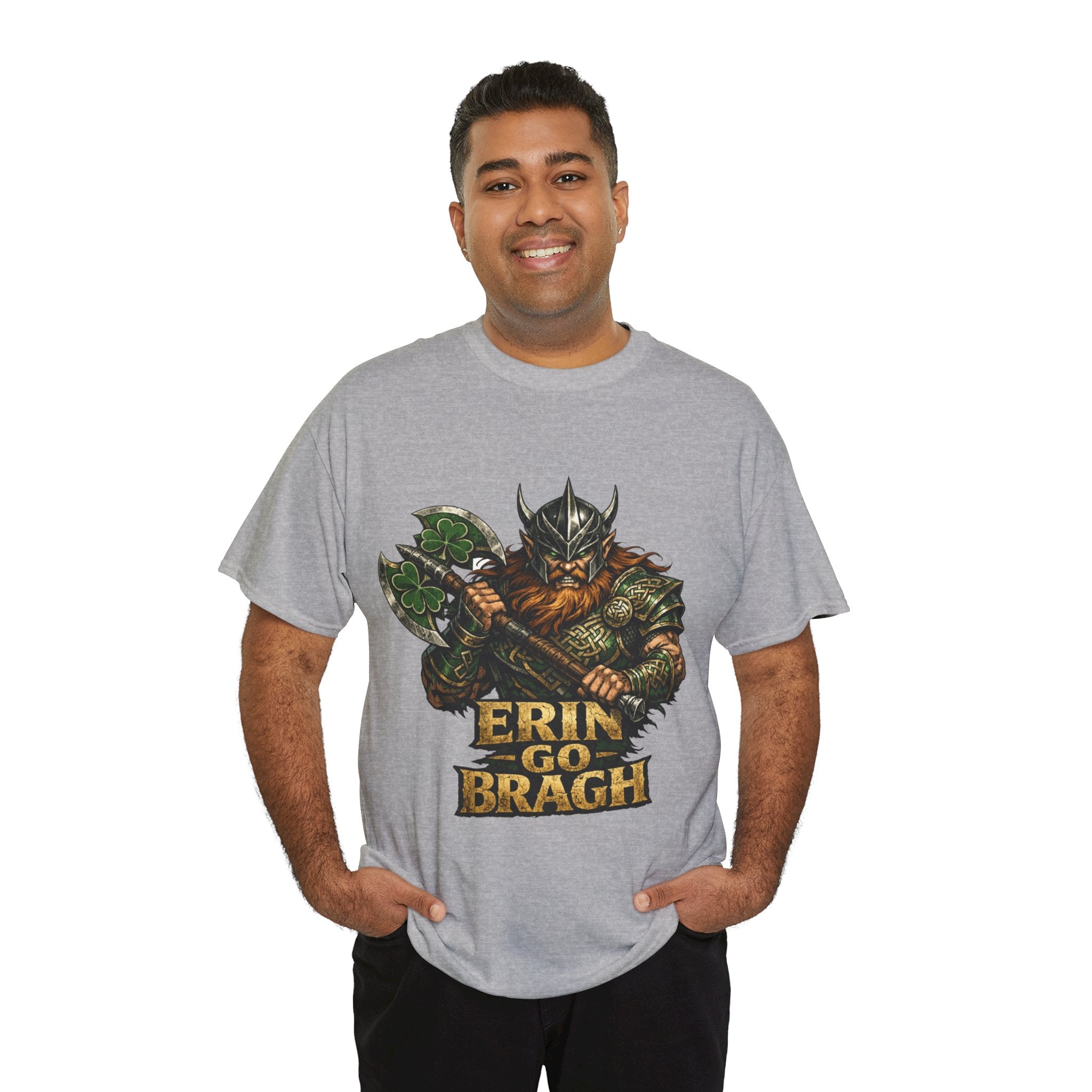 Erin Go Bragh Warrior with Axe II - Celtic Tee