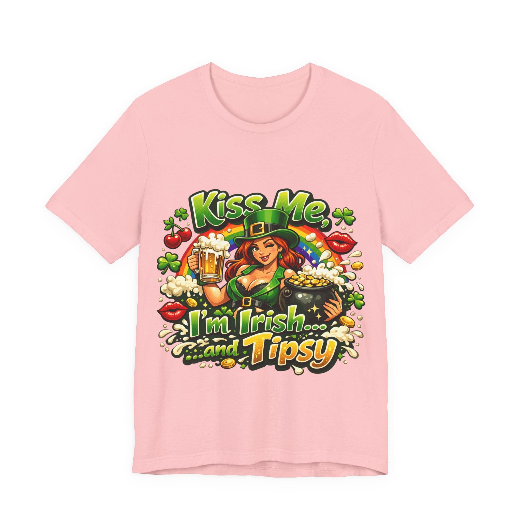 "Kiss Me I'm Irish and Tipsy" - St Paddy's T-Shirt