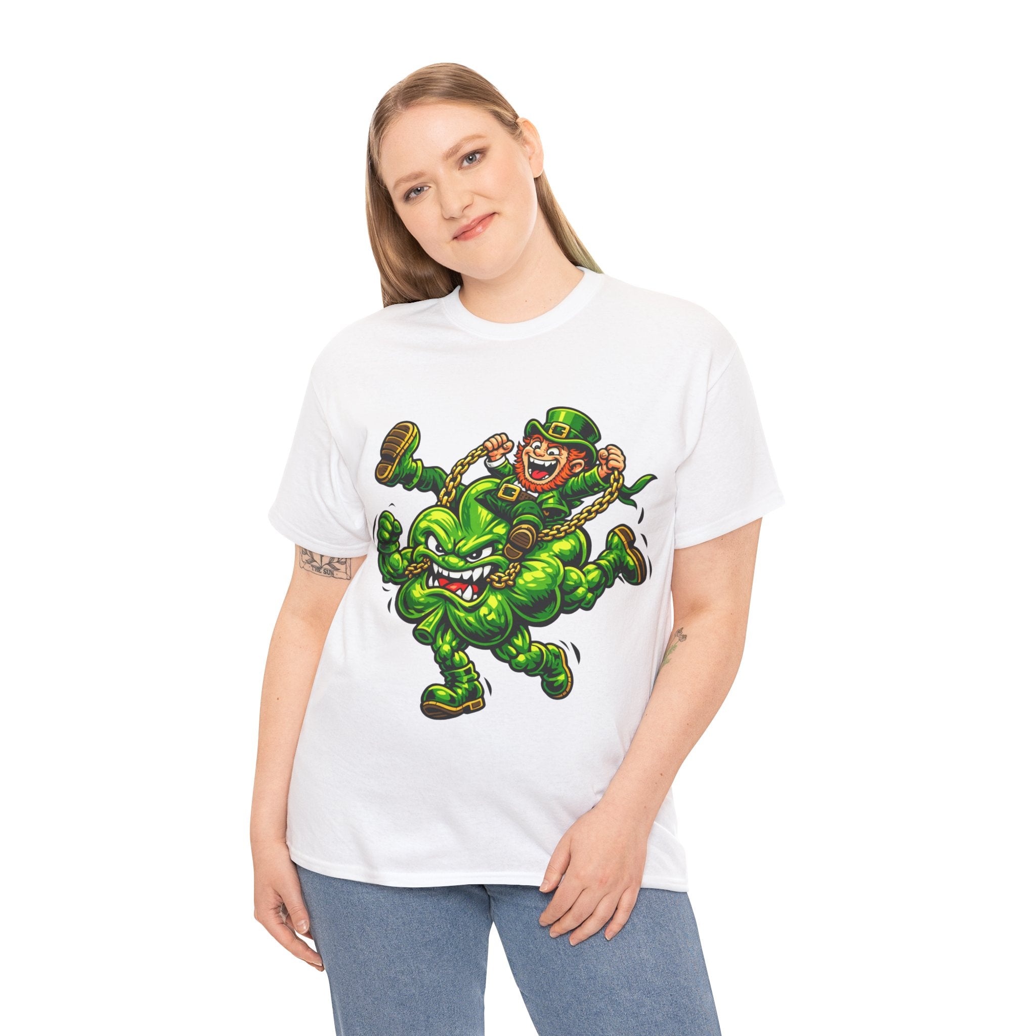 Riding a Shamrock - St Paddy's Tee