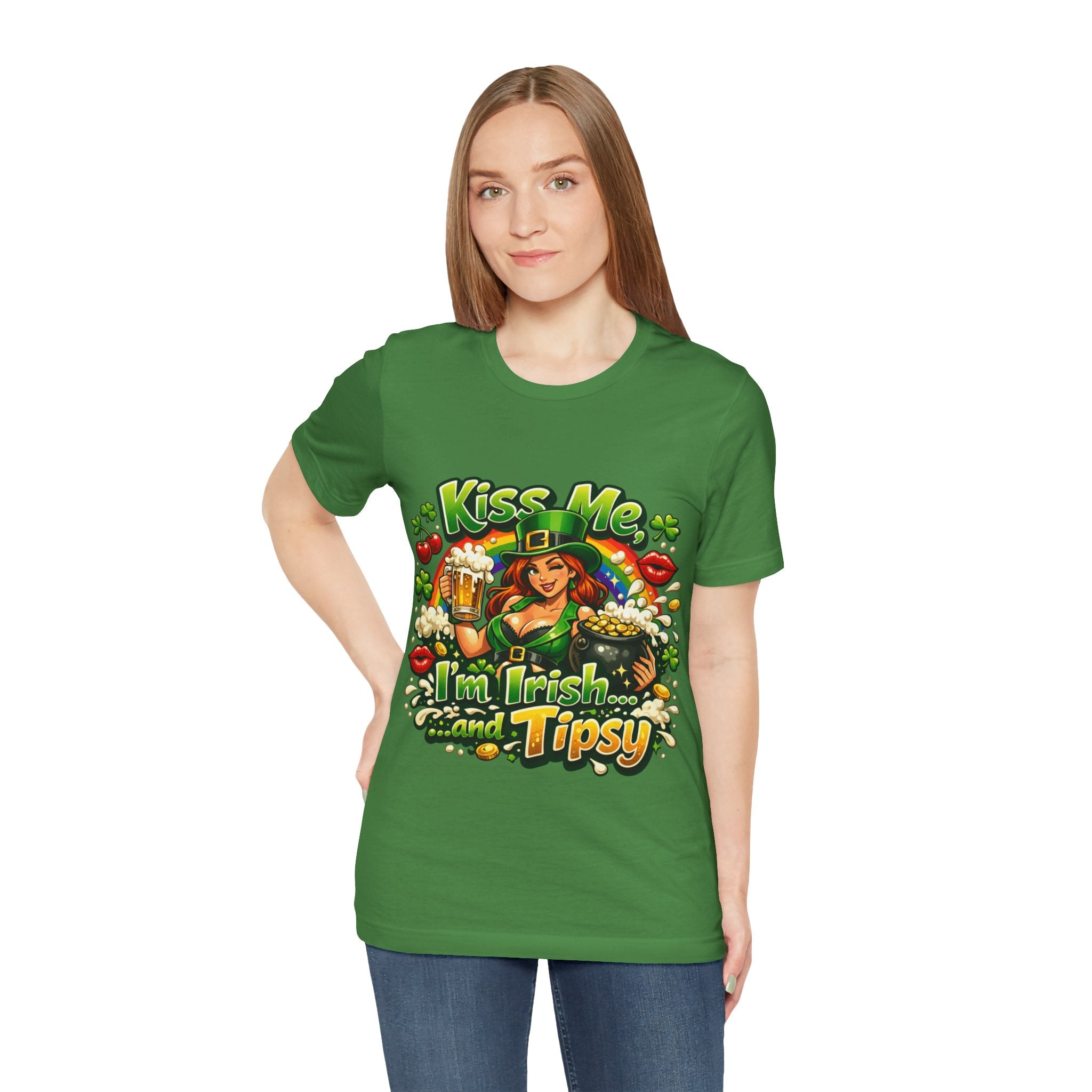 "Kiss Me I'm Irish and Tipsy" - St Paddy's T-Shirt