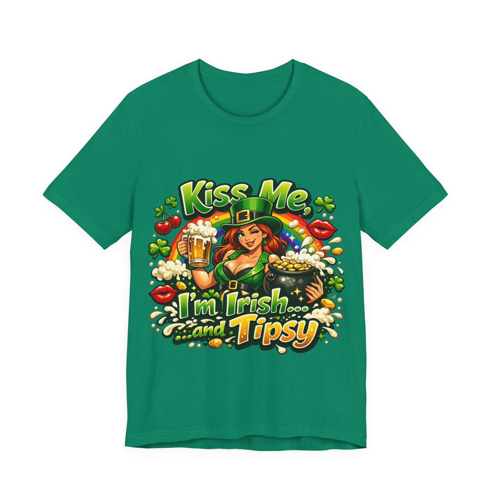 "Kiss Me I'm Irish and Tipsy" - St Paddy's T-Shirt