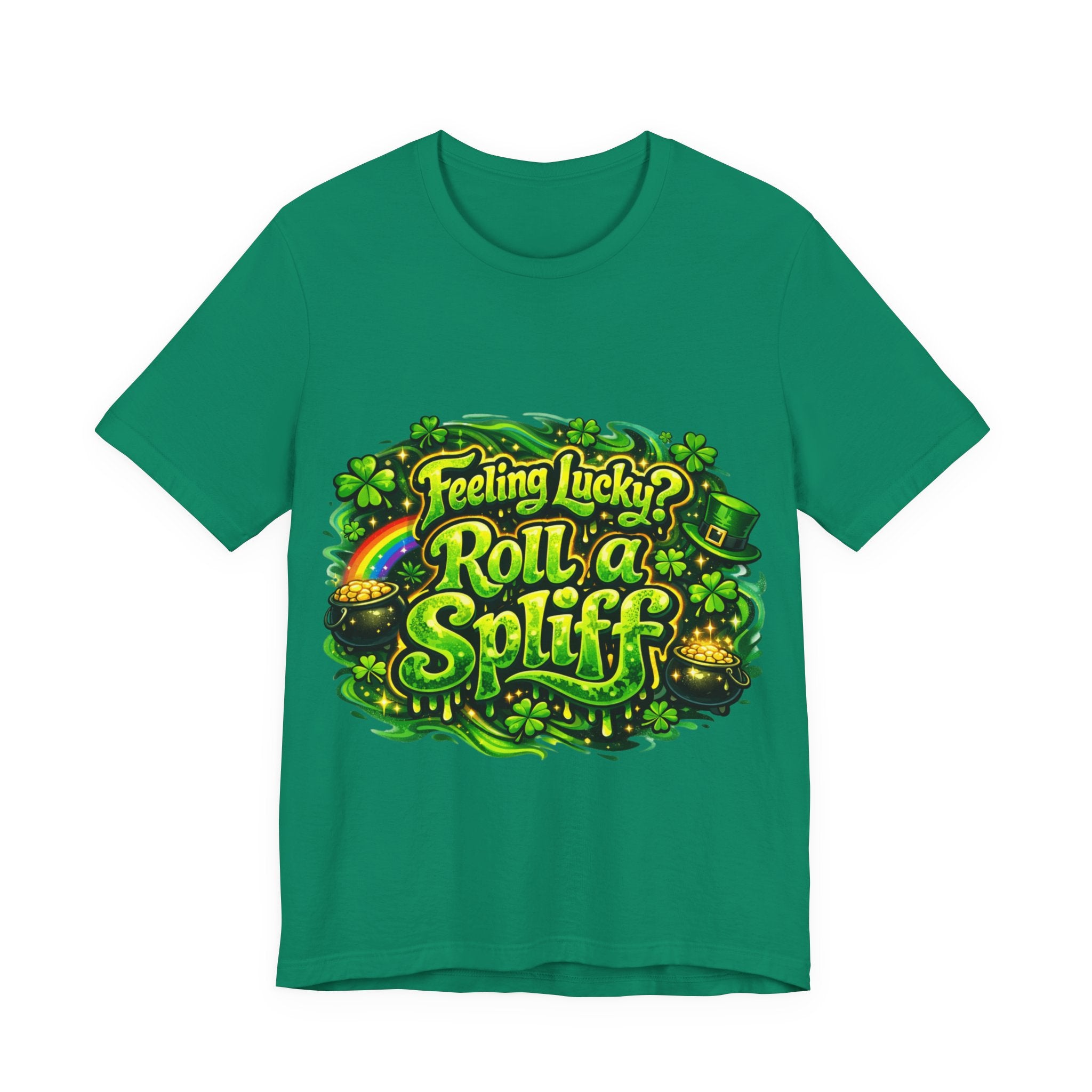 Feeling Lucky? Roll a Spliff - St Paddy's T-Shirt