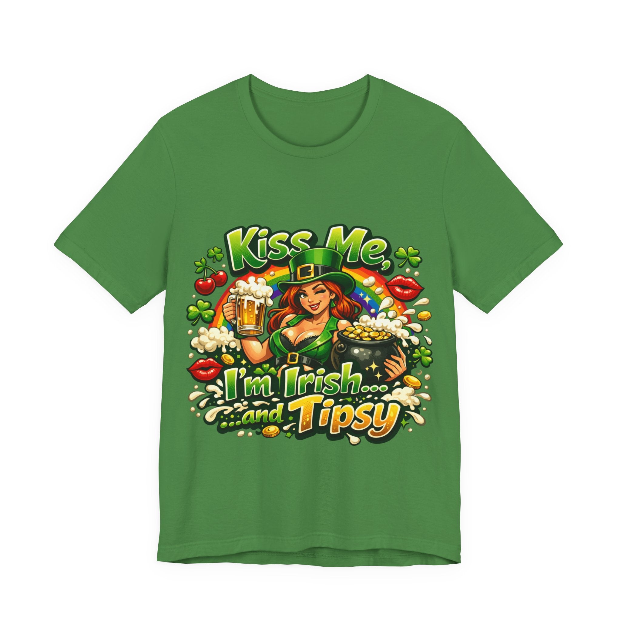 "Kiss Me I'm Irish and Tipsy" - St Paddy's T-Shirt
