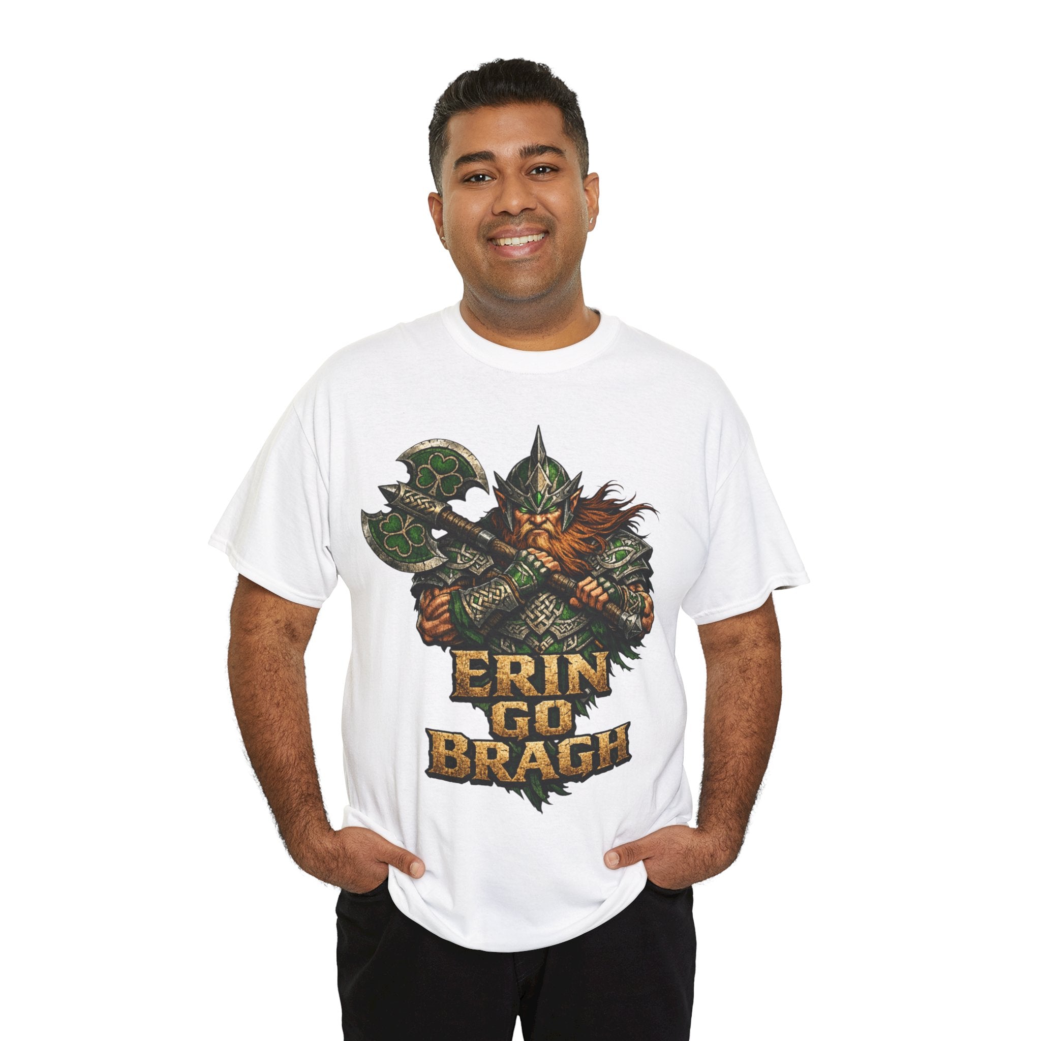 Erin Go Bragh Warrior with Axe - Celtic Tee