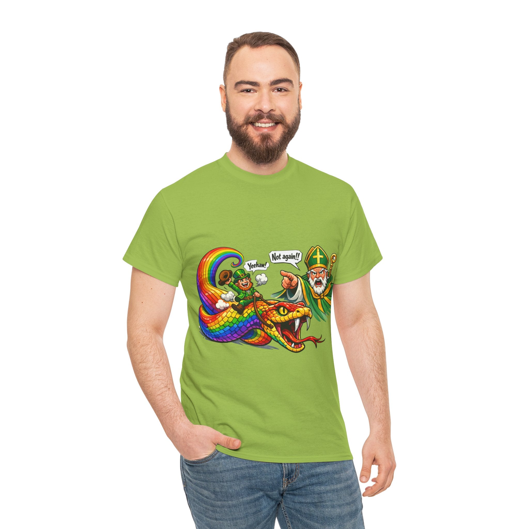 Riding the Snake - St Paddy's Tee
