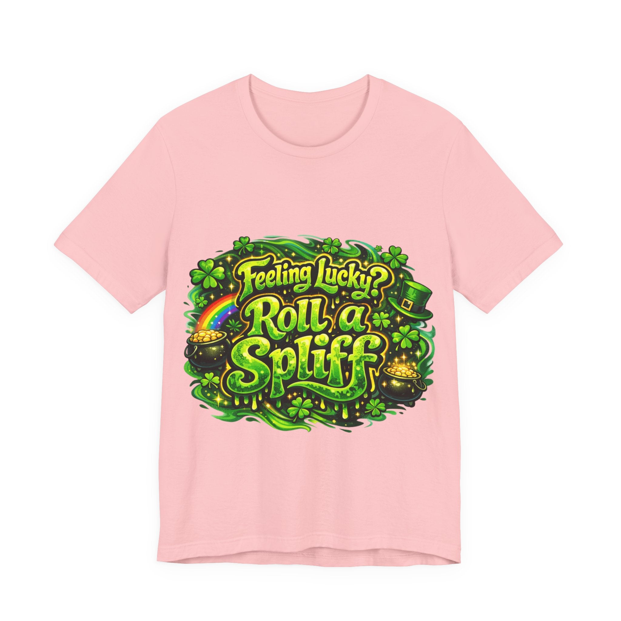 Feeling Lucky? Roll a Spliff - St Paddy's T-Shirt