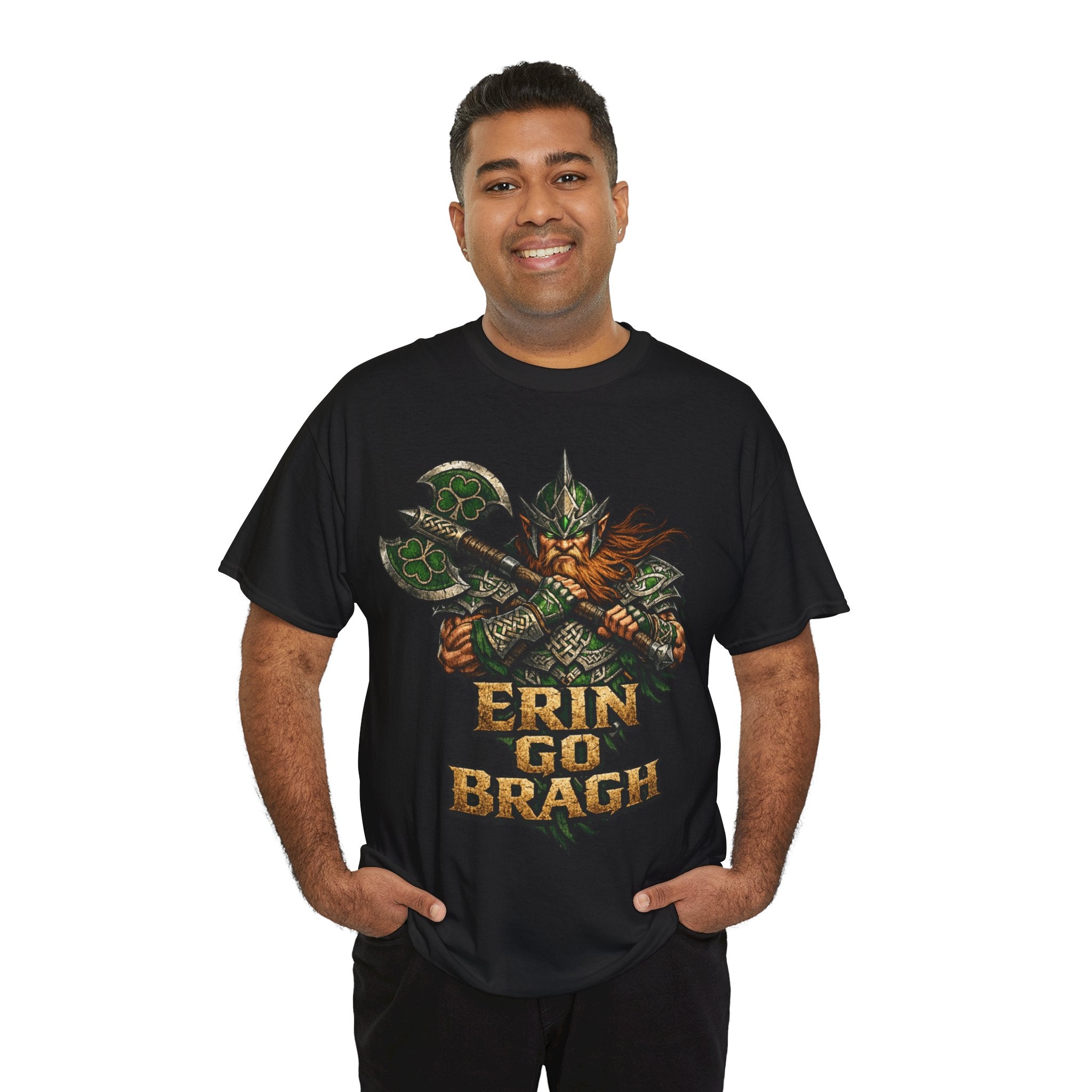 Erin Go Bragh Warrior with Axe - Celtic Tee