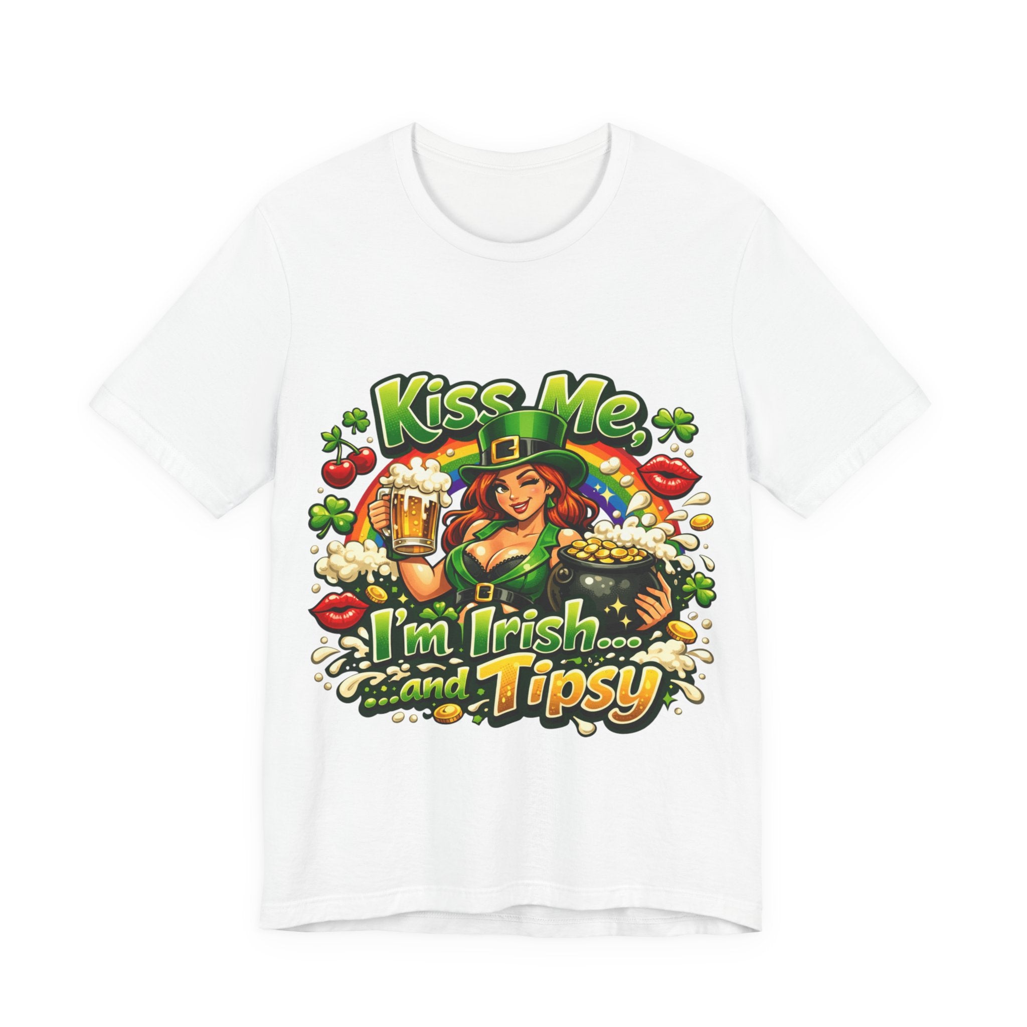 "Kiss Me I'm Irish and Tipsy" - St Paddy's T-Shirt