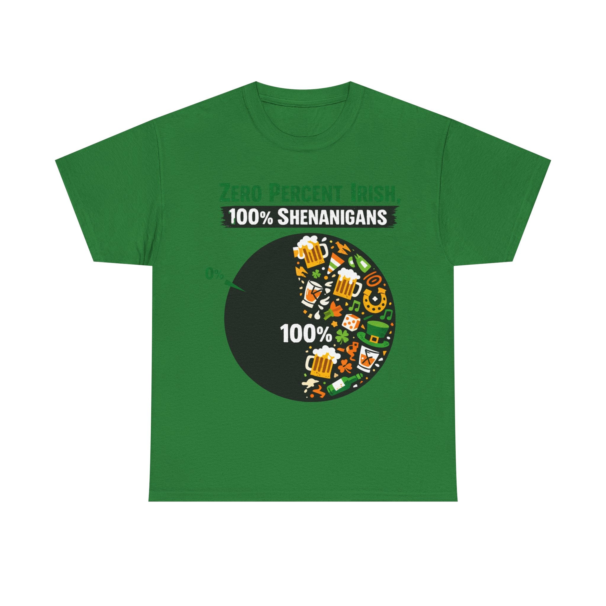 Zero Percent Irish, 100% Shenanigans - St Paddy's Tee