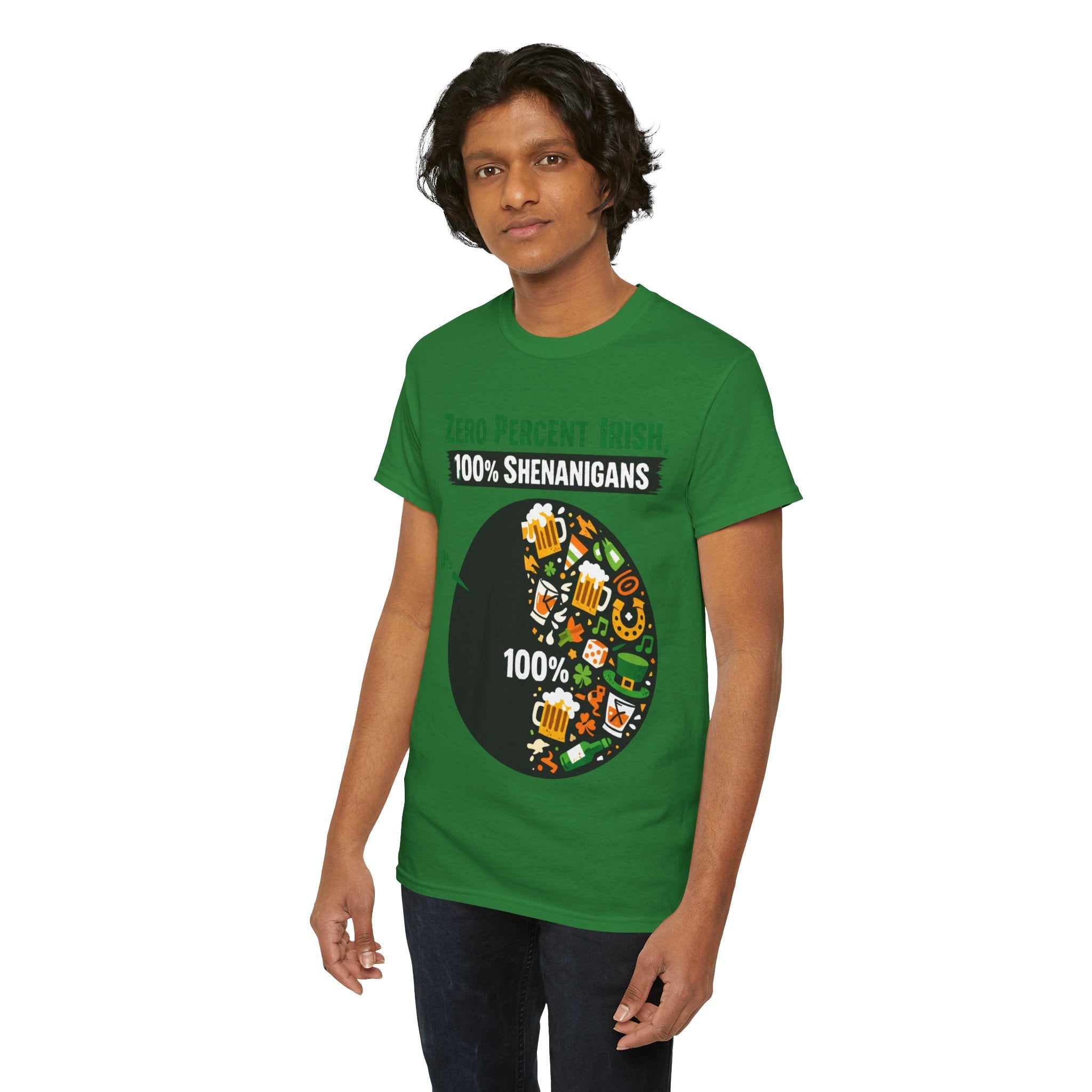 Zero Percent Irish, 100% Shenanigans - St Paddy's Tee