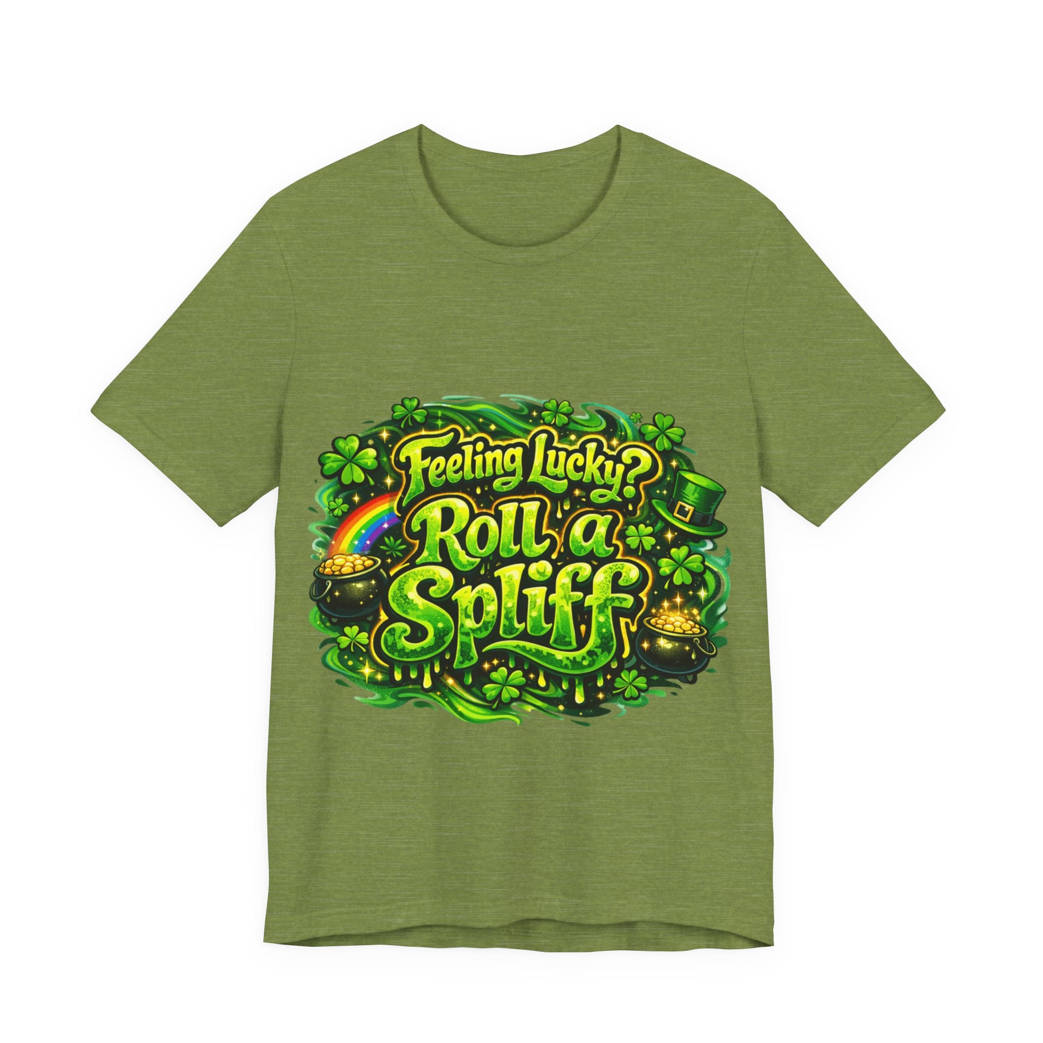 Feeling Lucky? Roll a Spliff - St Paddy's T-Shirt